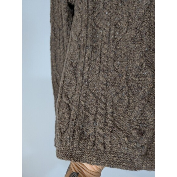 LAUREN Ralph Lauren Womens Brown Wool Turtleneck Sweater Sz M Capsule Quier Luxe - Picture 6 of 7